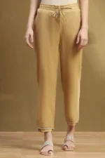 Gold Jacquard Pants - Image 5